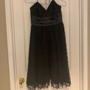 Betsey Johnson pleated lace dress